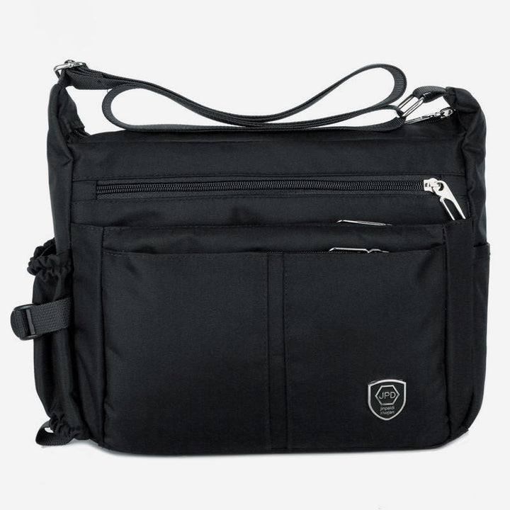 Lightweight Multi-Pocket Nylon Crossbody Bag Men's Casual Messenger Bag