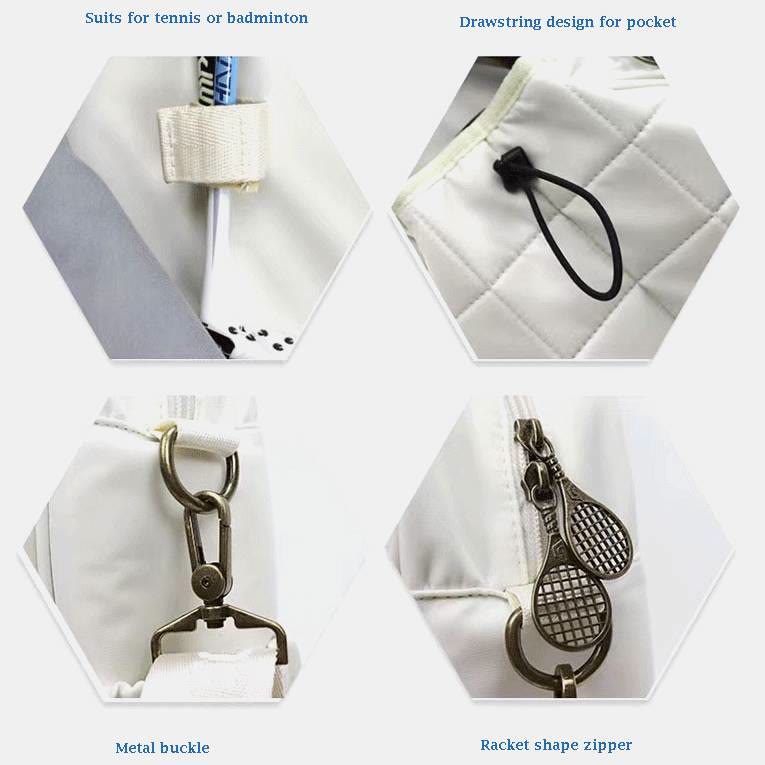 Racket Bag For Tennis Badminton Outdoor Sports Backpack Tote - image 27