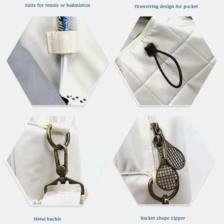 Racket Bag For Tennis Badminton Outdoor Sports Backpack Tote - image 27