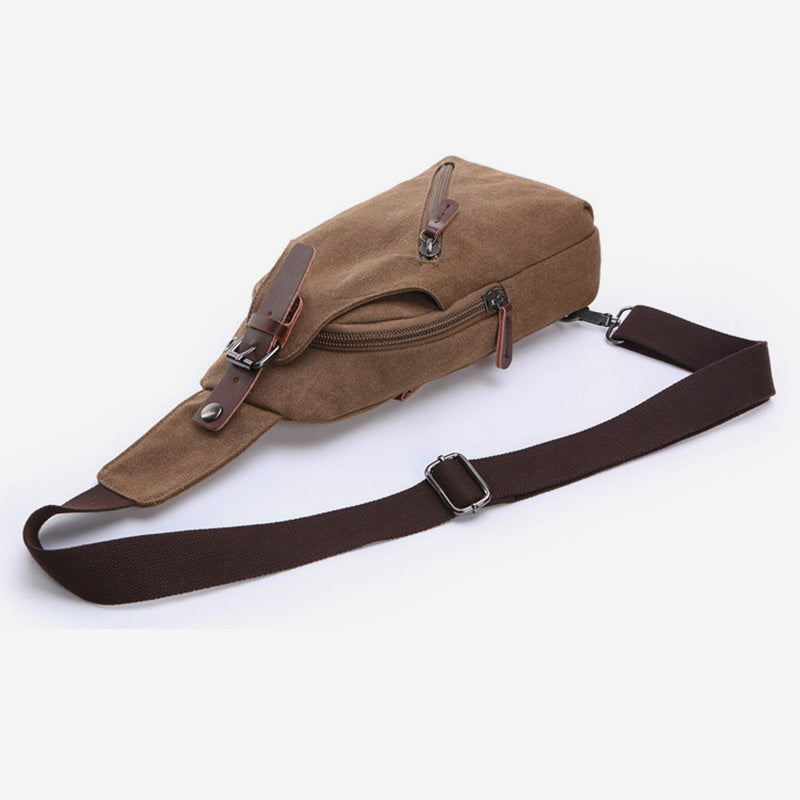 Multifunctional Vintage Canvas Sling Bag