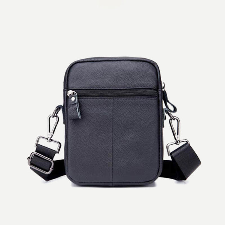 Genuine Leather Crossbody Bag for Men Messenger Bag Shoulder Bag