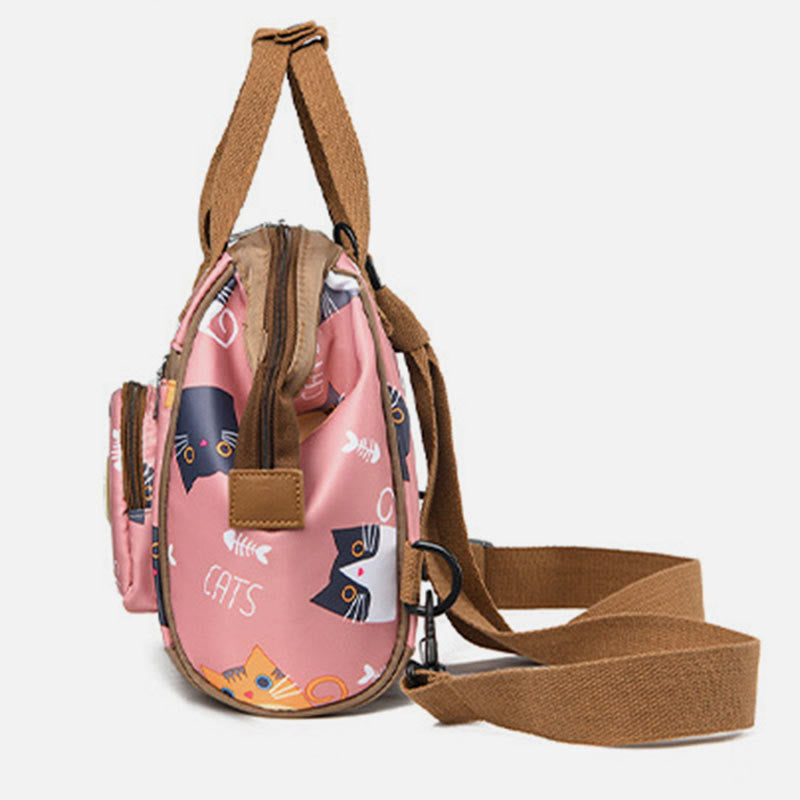 Functional Waterproof Crossbody Bag Convertible Mini Backpack Mommy Bag