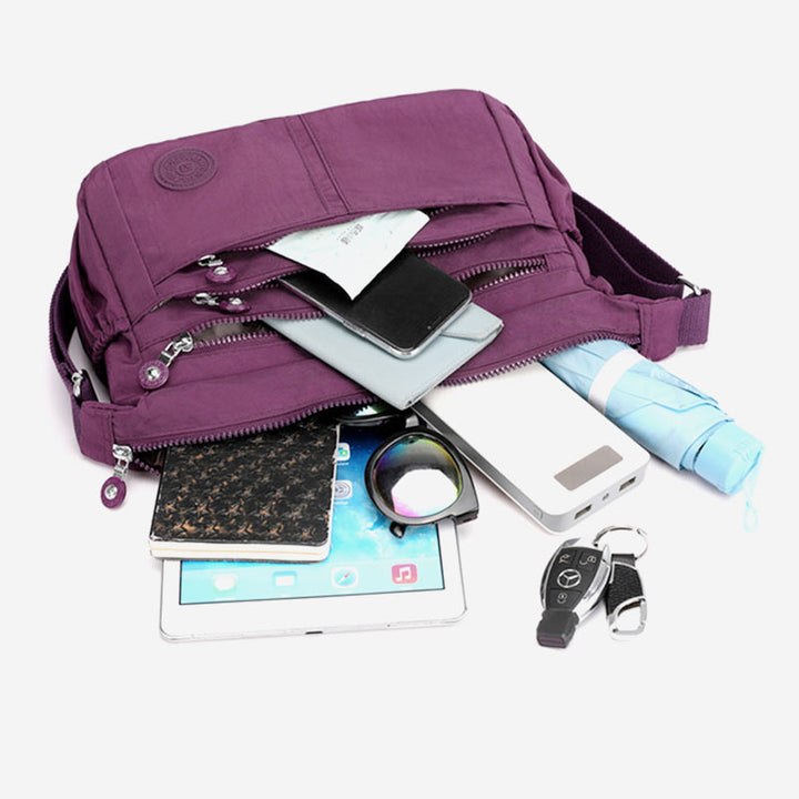 Multi-Pocket Large Capacity Waterproof Casual Crossbody Bag Shoulder Bag