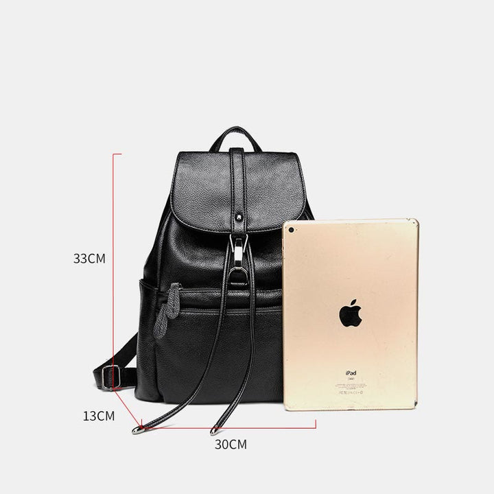 Backpack For Women Lychee Pattern Large Capacity Leisure Travel Day pack