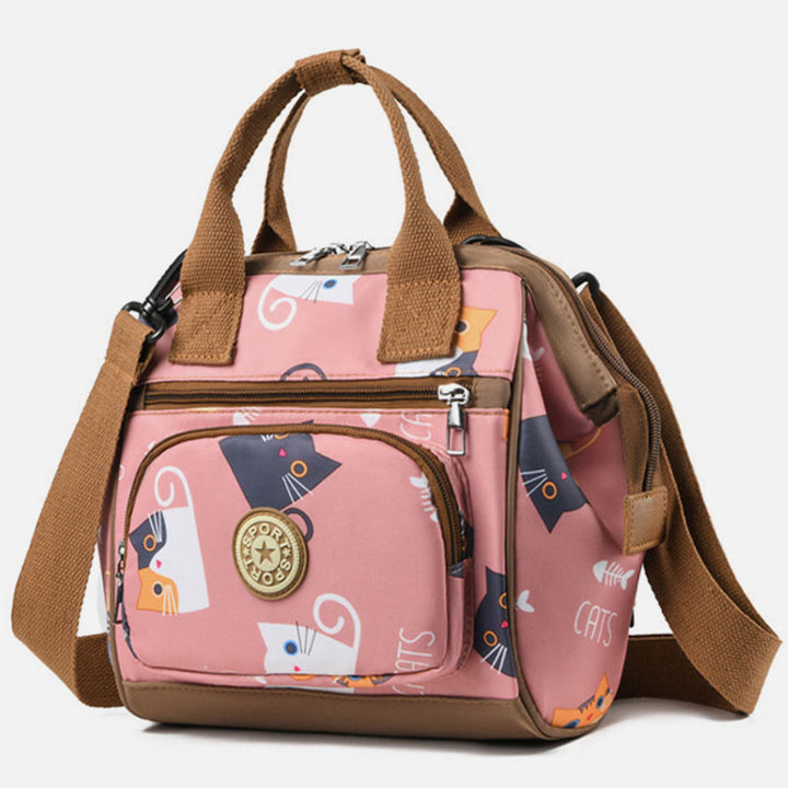 Functional Waterproof Crossbody Bag Convertible Mini Backpack Mommy Bag