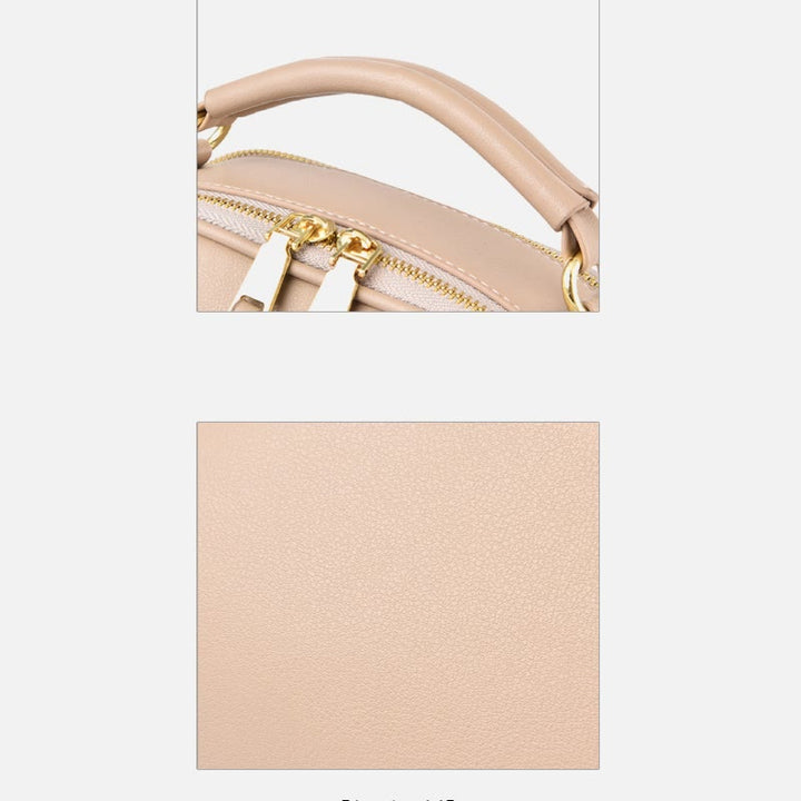 Vegan Leather Purse For Women Classic Top-Handle Bag