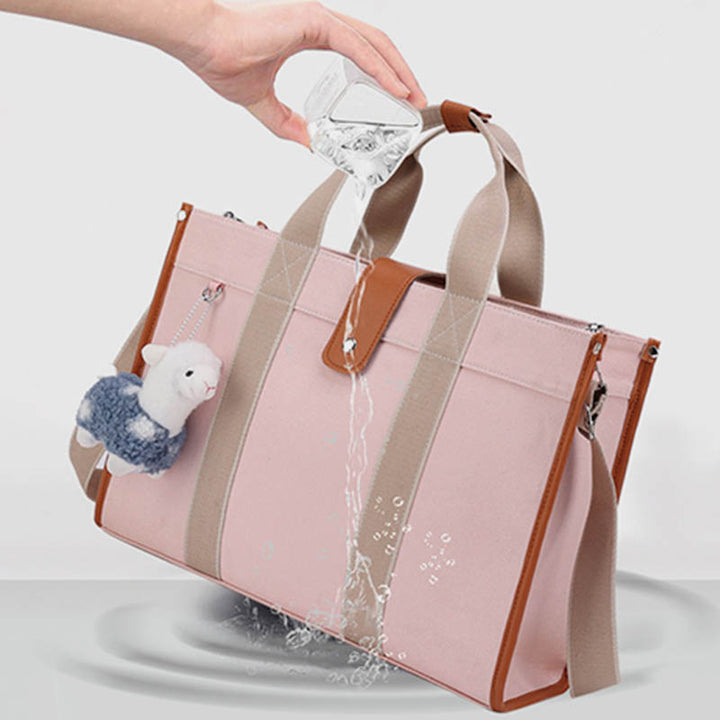 Multi-Slot Tote Bag Large Capacity Handbag for New Mom Shoping Beach Travel Purse