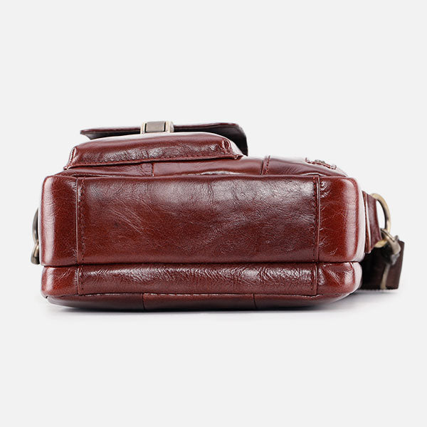 Large Capacity Multifunctional Leather Crossbody Bag