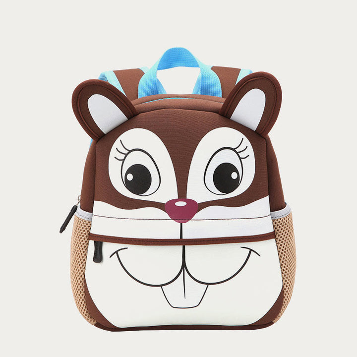 Backpack For Kids Cute Cartoon Animal Pattern Nylon Schoolbag