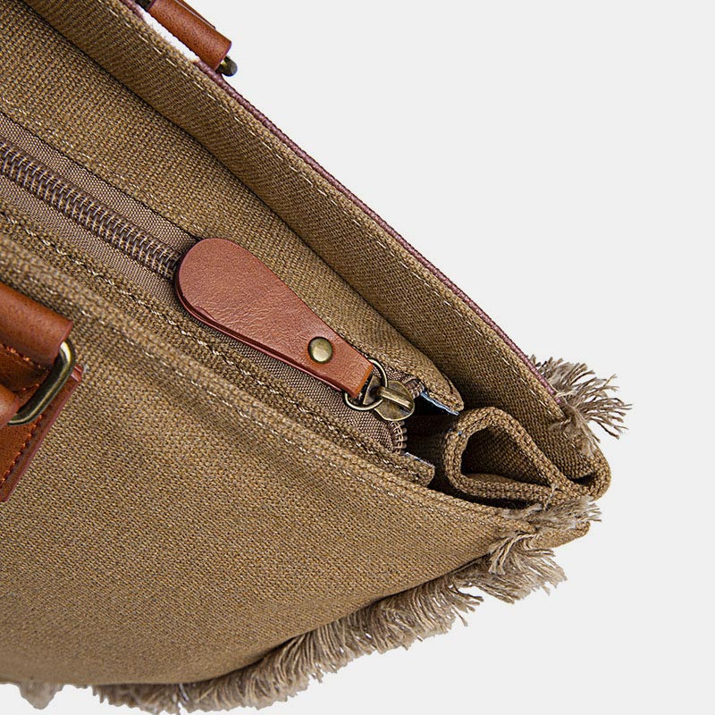 Women Tote Bags Large Capacity Multi Pocket Boho Shoulder Bag with Wallet