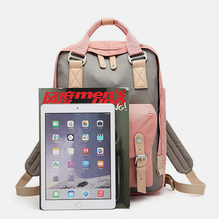 Large Multi-Pocket College Vinatge Travel Bakcpack