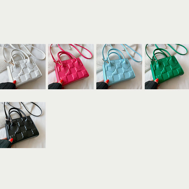 Crossbody Bag For Women Cookie Pattern Solid Color Daily Bag