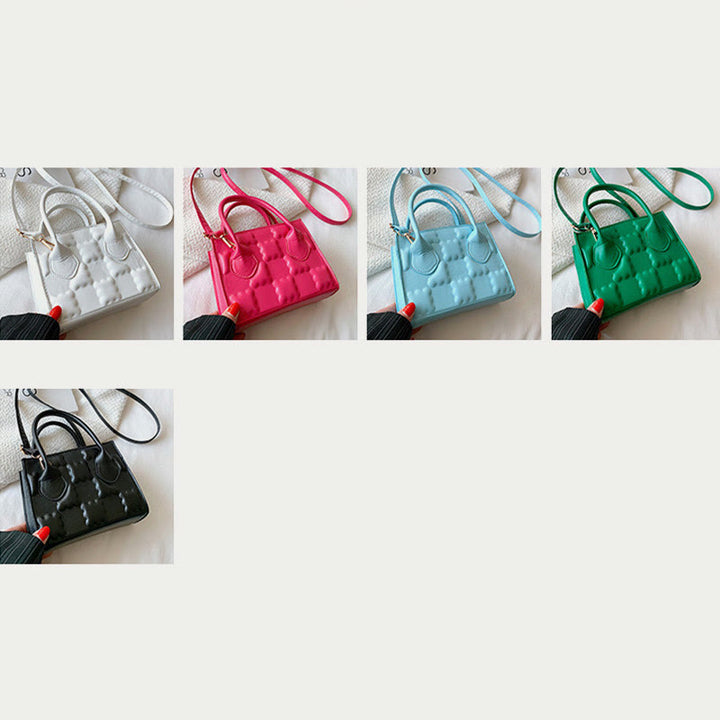 Crossbody Bag For Women Cookie Pattern Solid Color Daily Bag