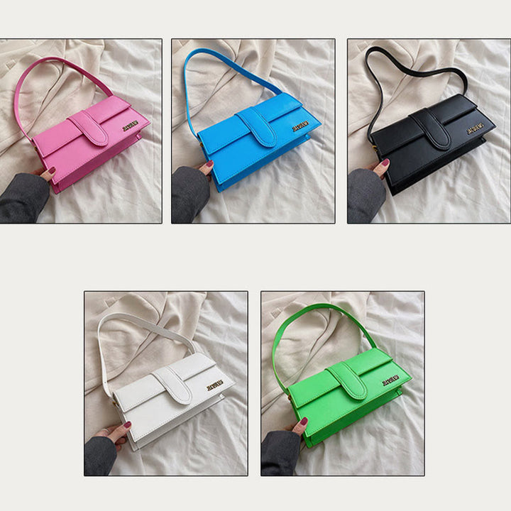 Shoulder Bag For Women Solid Color Square Elegant Dating Bag