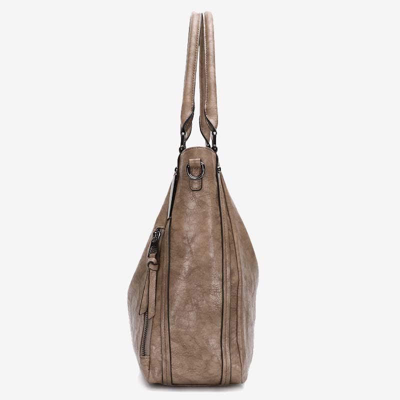 Leather Hobo Handbags for Women Designer Shoulder Purses Crossbody Tote