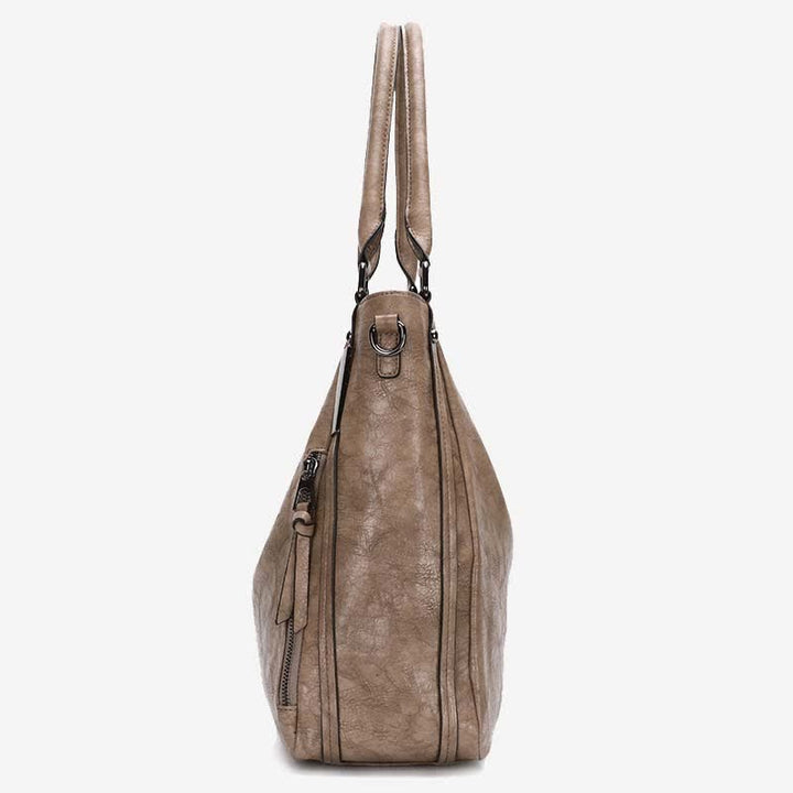 Leather Hobo Handbags for Women Designer Shoulder Purses Crossbody Tote
