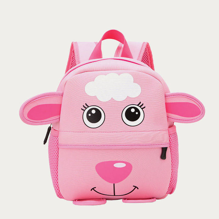 Backpack For Kids Cute Cartoon Animal Pattern Nylon Schoolbag
