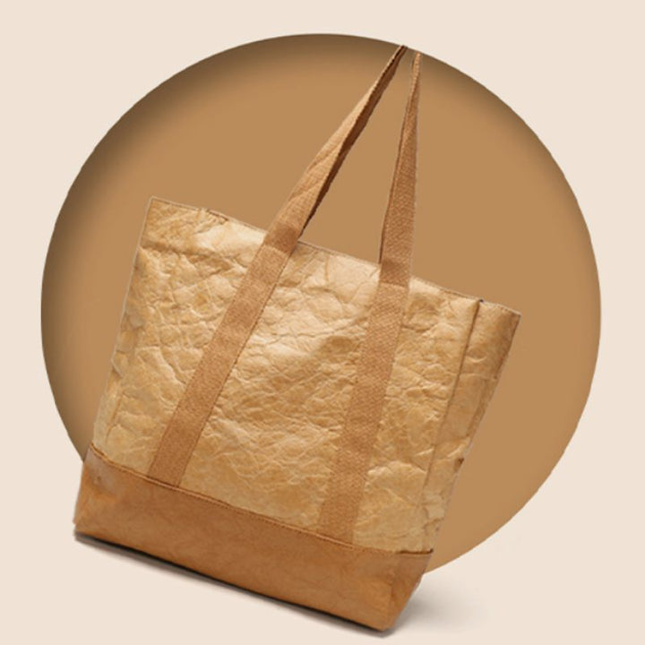 Eco-Friendly Reusable Dupont Paper Tote Bag Large Top Handbag Shoulder Daypacks