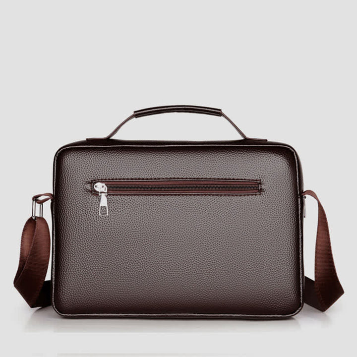 Retro Leather Satchel Messenger Bag for Men Traval Shoulder Bag