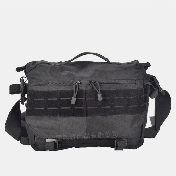 Men's Military Messenger Bag Crossbody Bag Travel Carry Bag with Multi-Slots