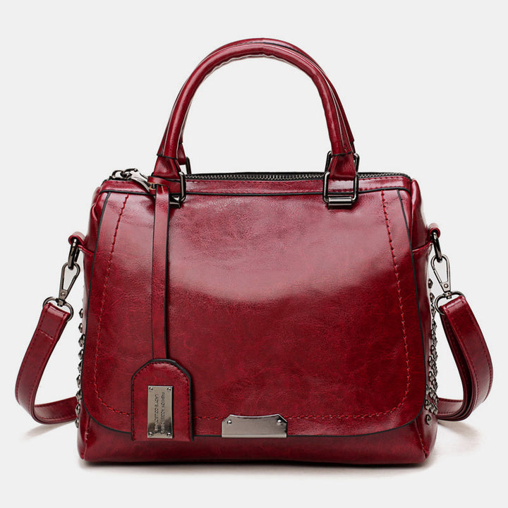 Multifunctional Large Capacity Vintage Rivet Tote Bag