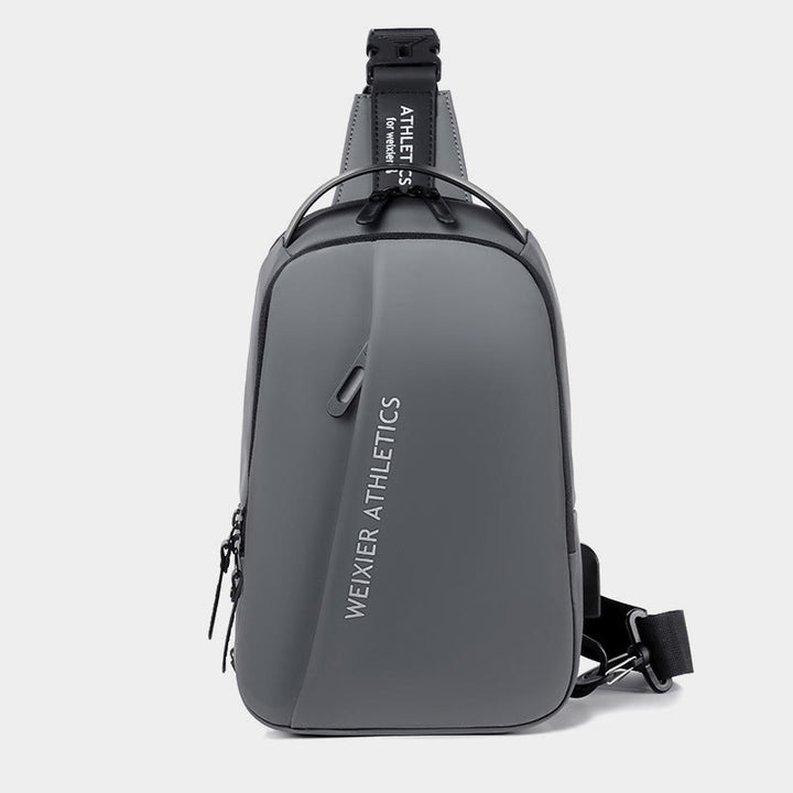 Waterproof Sling Bag Outdoor Casual Chest Bag for Hiking Cycling Traveling