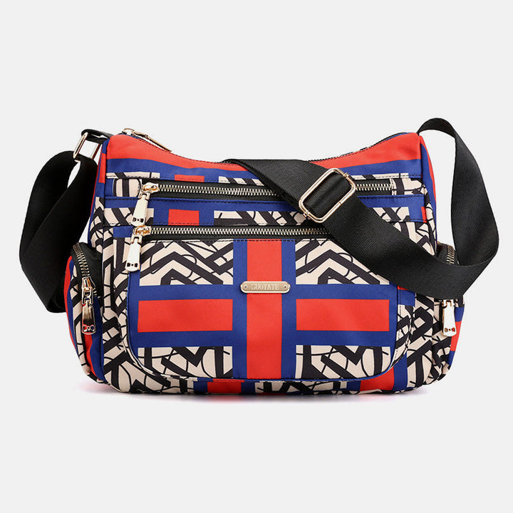 Lightweight Flower Printed Crossbody Bag
