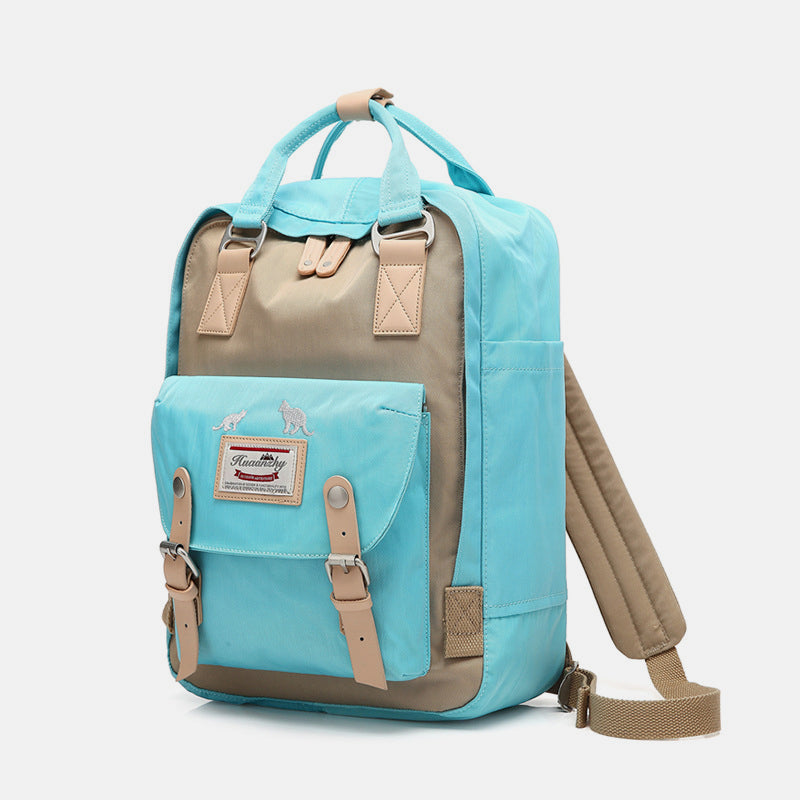 Large Multi-Pocket College Vinatge Travel Bakcpack