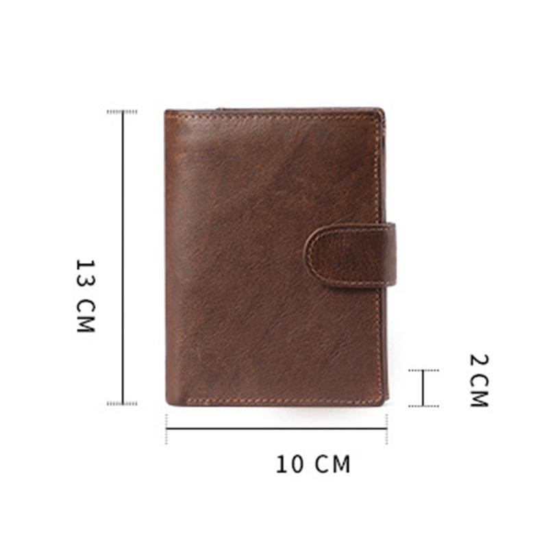 Large Capacity RFID Multi-Slot Vintage Wallet