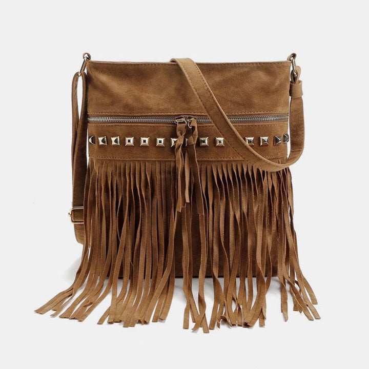 Fashion Large Capacity Tassel Crossbody Bag