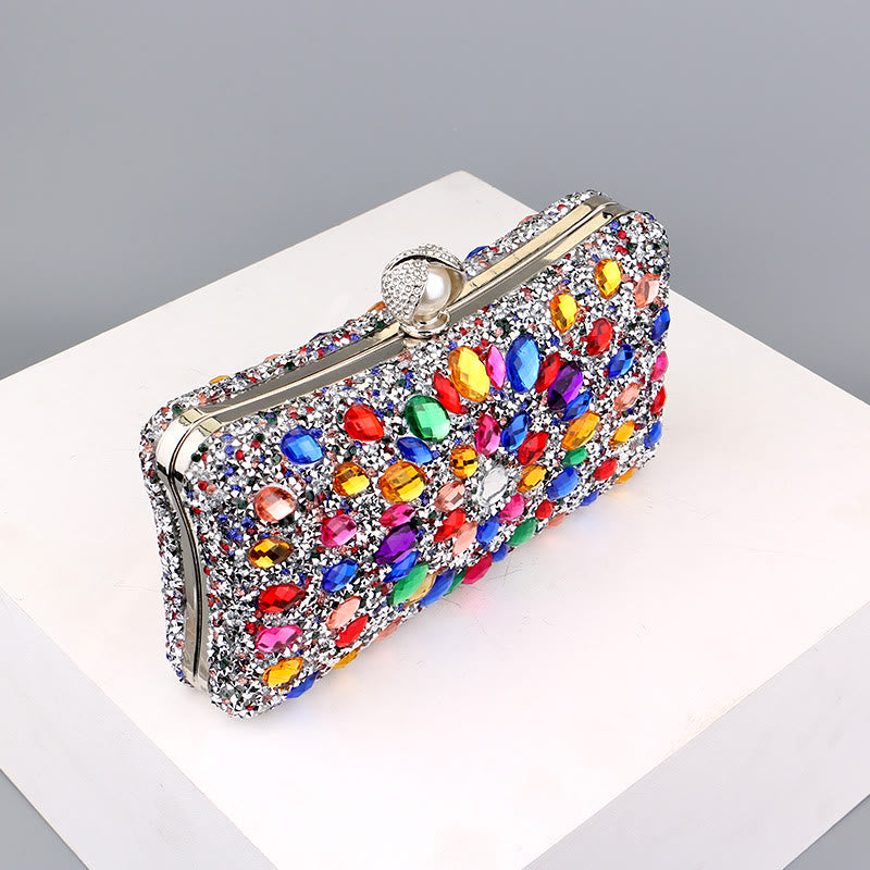 Diamond Encrusted Dinner Bag For Party Fashion Banquet Evening Bag