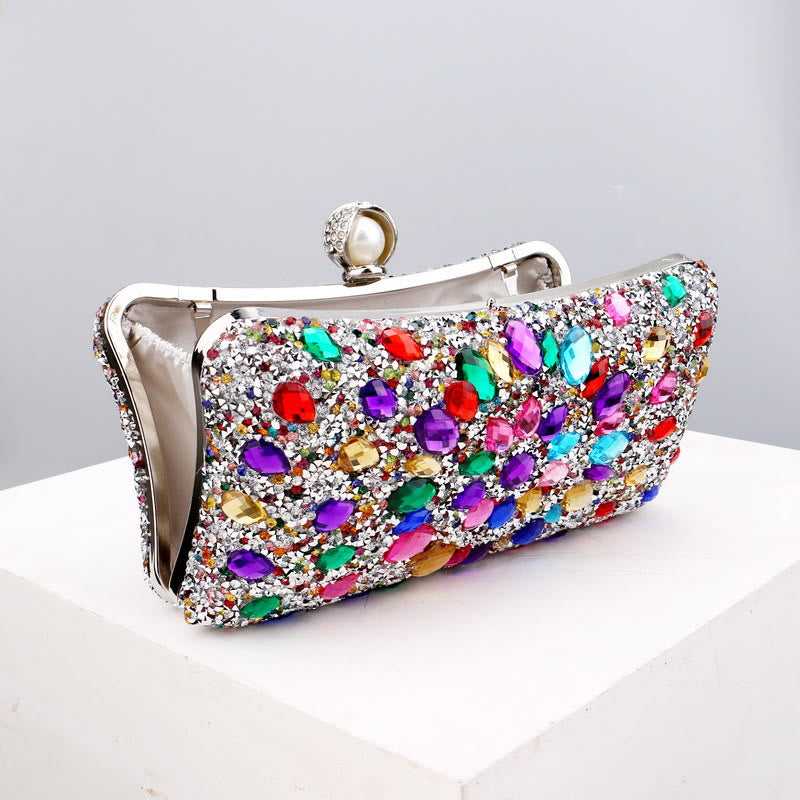 Diamond Encrusted Dinner Bag For Party Fashion Banquet Evening Bag