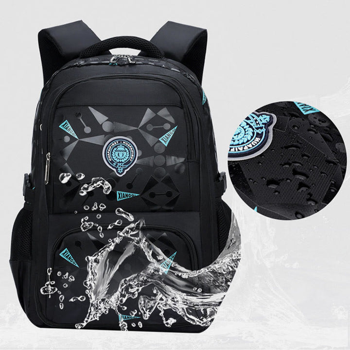 Rolling Wheels Backpack Multifunctional Travel Bookbag For Teens Students