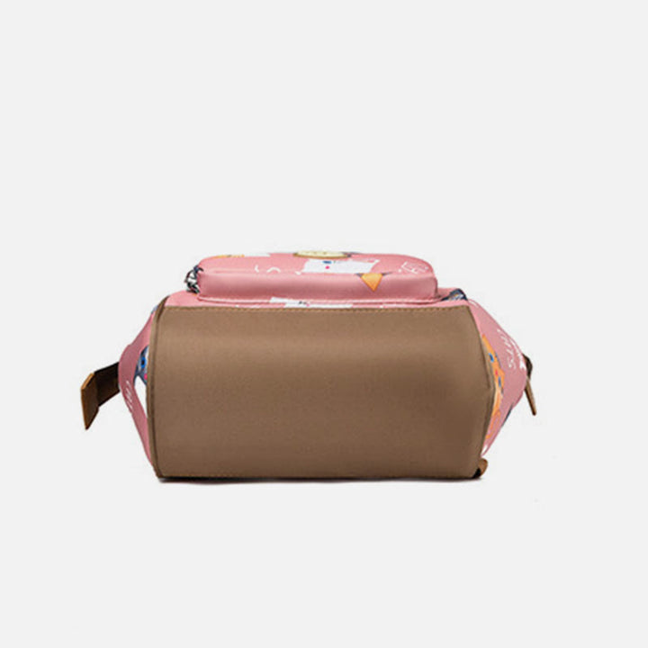 Functional Waterproof Crossbody Bag Convertible Mini Backpack Mommy Bag