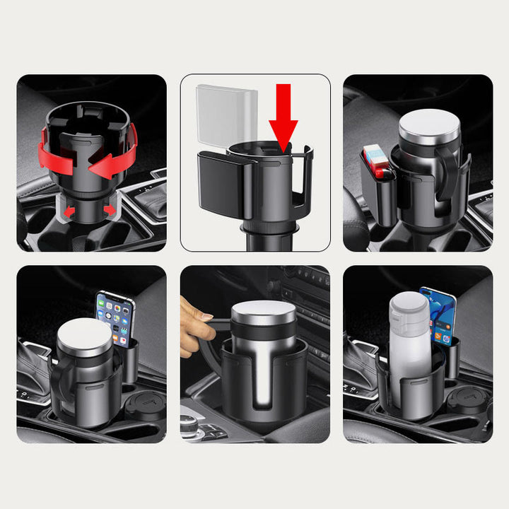 Car Organizer For Water Bottle Drink Holder Multifunctional Car Holder