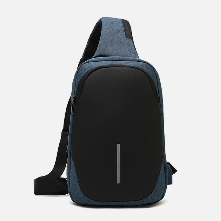 Outdoor Anti Theft Crossbody Chest Bag Mens Waterproof Sling Purse
