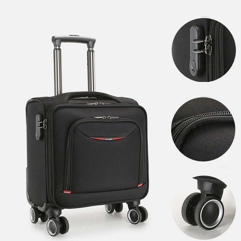 Small Luggage Trolley Case Multifunctional Oxford Wheel Bag For Travel