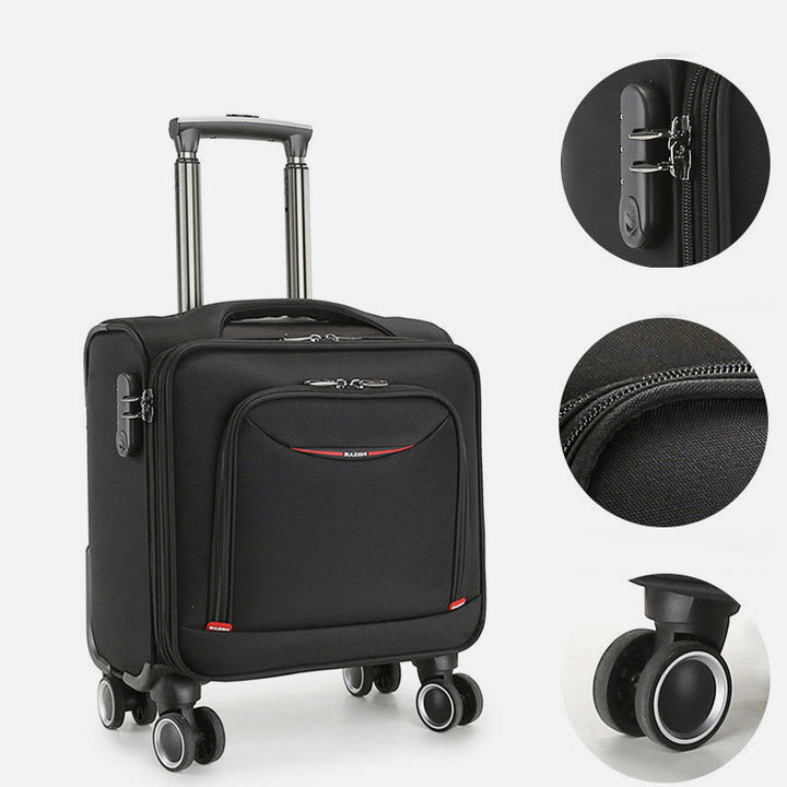 Small Luggage Trolley Case Multifunctional Oxford Wheel Bag For Travel