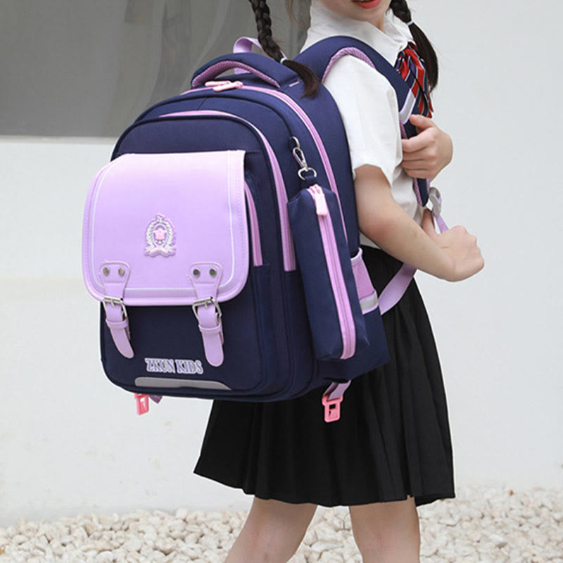 School Backpack For Kids Durable Waterproof Oxford Rolling School Bag