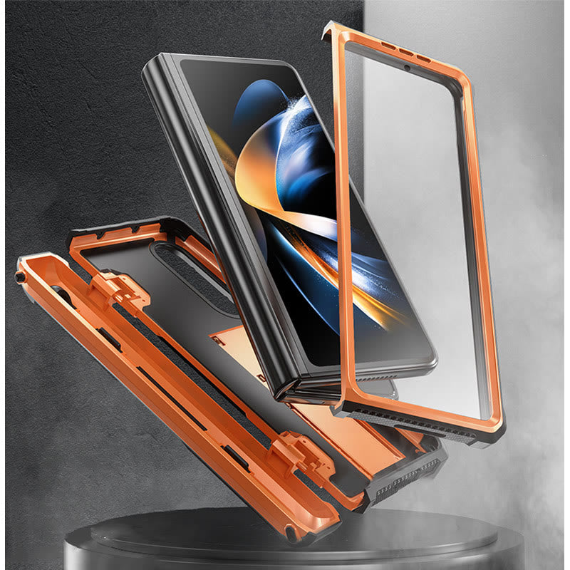 Phone Case With Holder For Samsung Shatter-Resistant Protective Cover