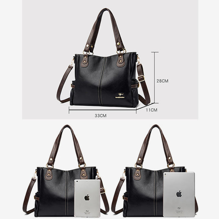 Bright Color Handbag Tote Women Dating Large Crossbody Leather Purse