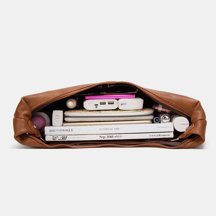Large Soft Leather Hobo Bag Handbag Tote Everyday Purse for Women