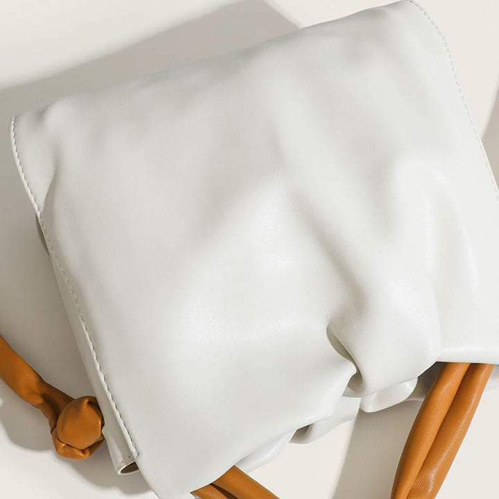 Elegant Crossbody Bag For Women Soft Leather Cloud Pattern Bag