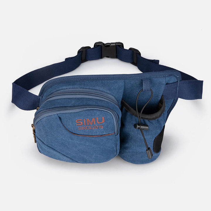 Small Waist Bag for Men Outdoor Riding Canvas Sports Bag