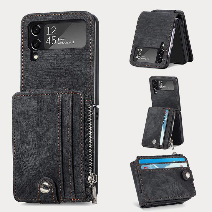 Phone Case For Z Flip 6 / Z Flip 5 2-In-1 Detachable Samll Wallet