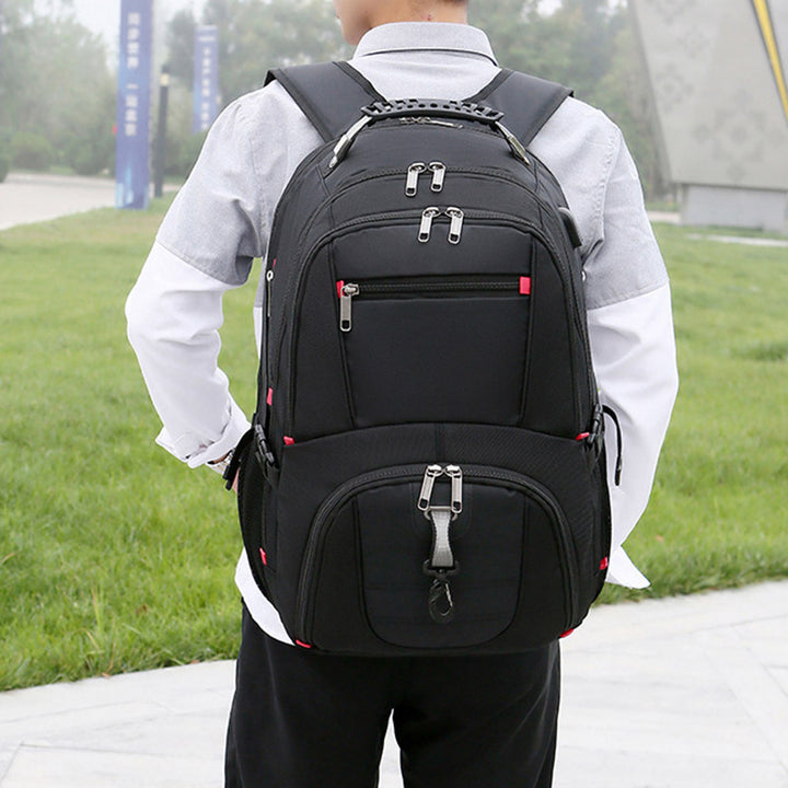 Extra Large Multi Pocket Business Laptop Backpack with USB Charger