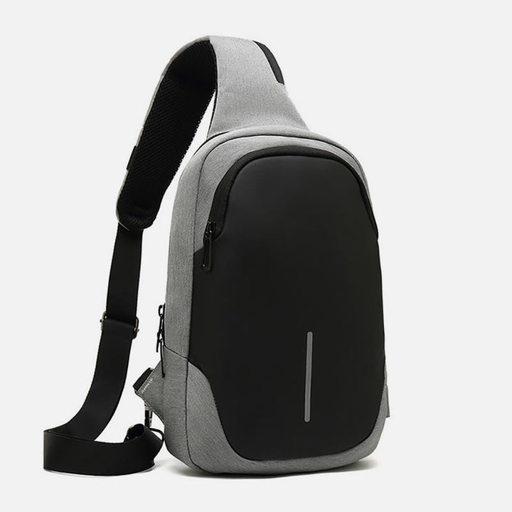 Outdoor Anti Theft Crossbody Chest Bag Mens Waterproof Sling Purse