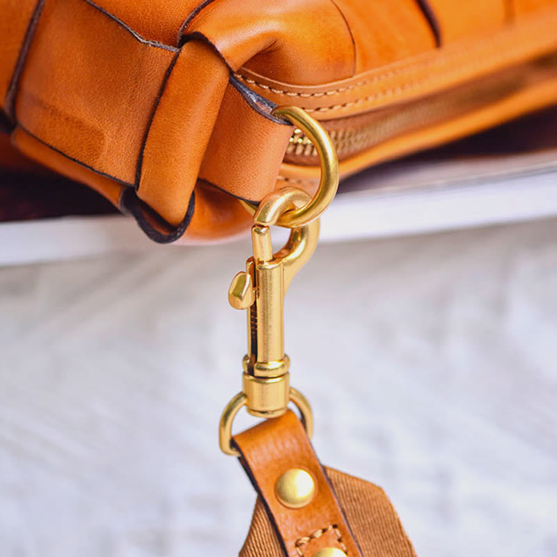 Crossbody Bag For Women Wide Strap Retro Large Capacity Bag