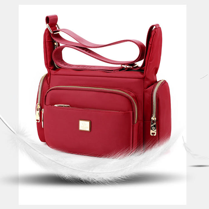 Nylon Crossbody Bag For Women Daily Outfit Multiple Pockets Purse