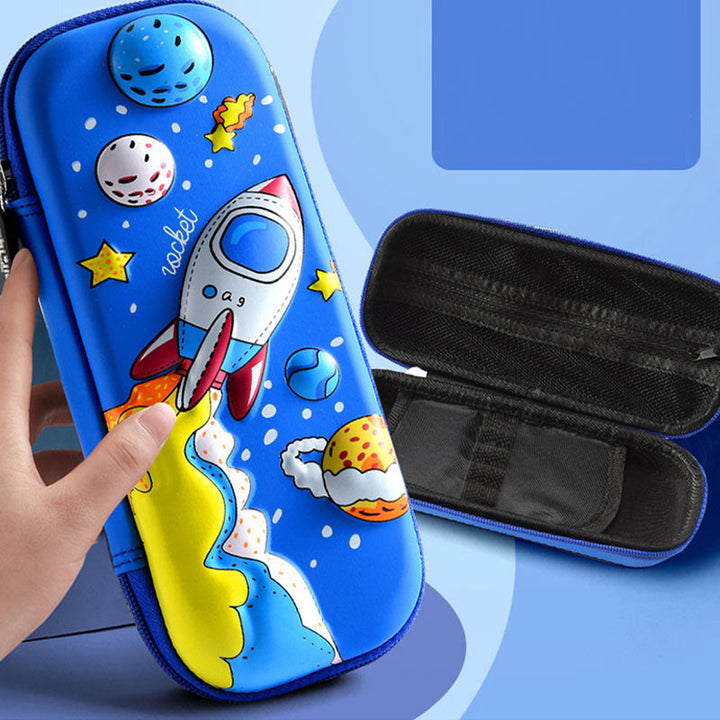 Pencil Case For Kids Astronaut Pattern Cute School Case
